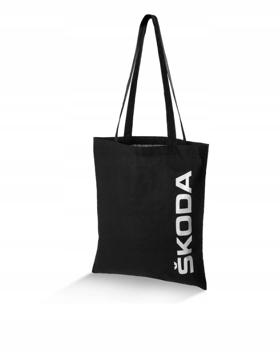 

Czarna Torba Na Zakupy Skoda 100% Bawełna