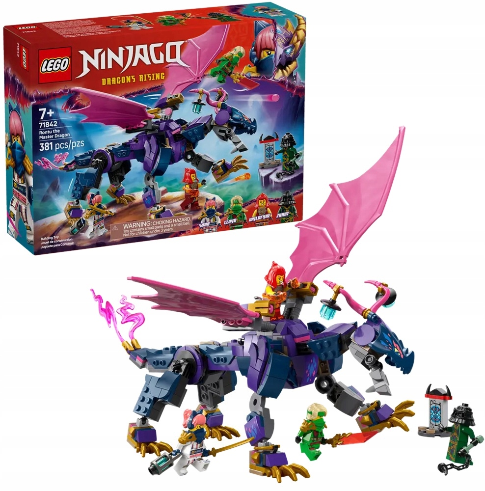 stavebnice Lego Ninjago Dračí mistr Rontu 381 dílků 71842