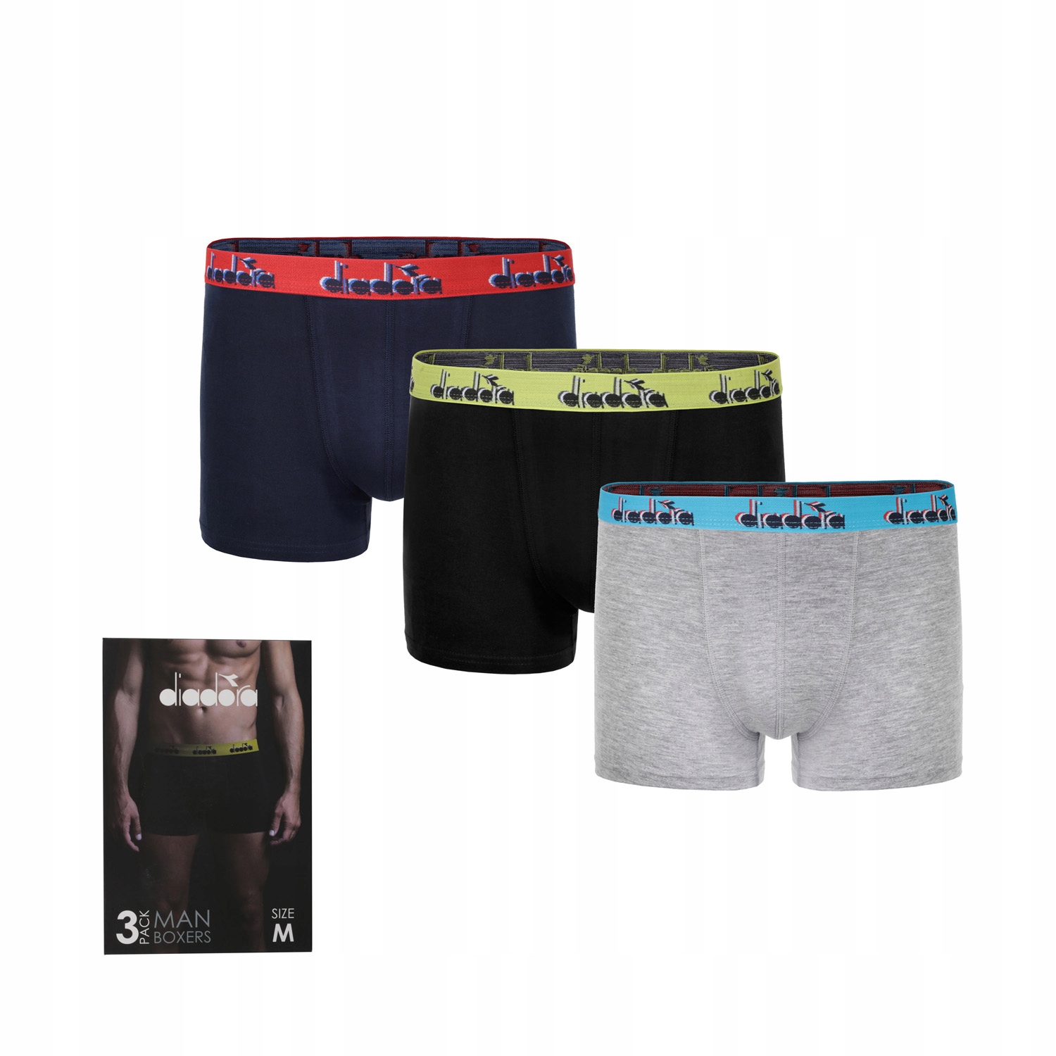 

Bokserki męskie Diadora Boxer 3PACK