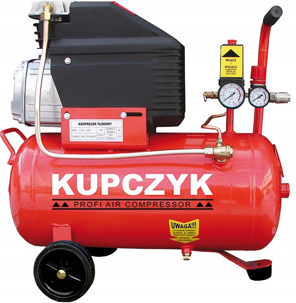 Olejový kompresor 24L 8 Bar 1,5kW 230V Tlakový kompresor Kupczyk