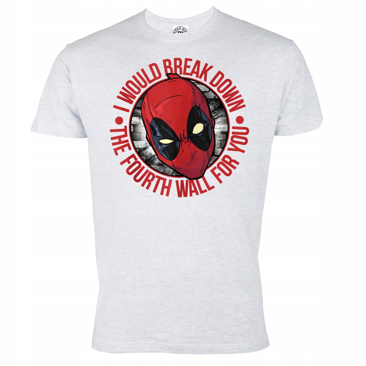 

Męska Koszulka Bawełniana Dla Fana Deadpool Marvel