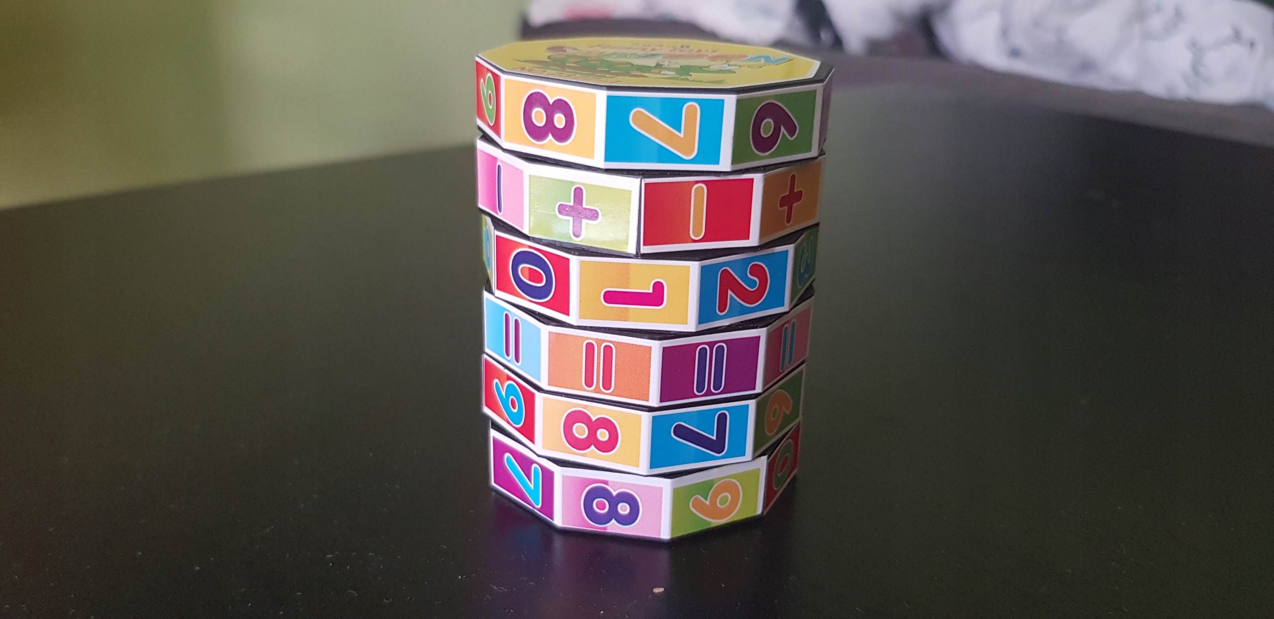 Walec Matematyczny kostka logiczna NAUKI liczenia EAN (GTIN) 5902802901460