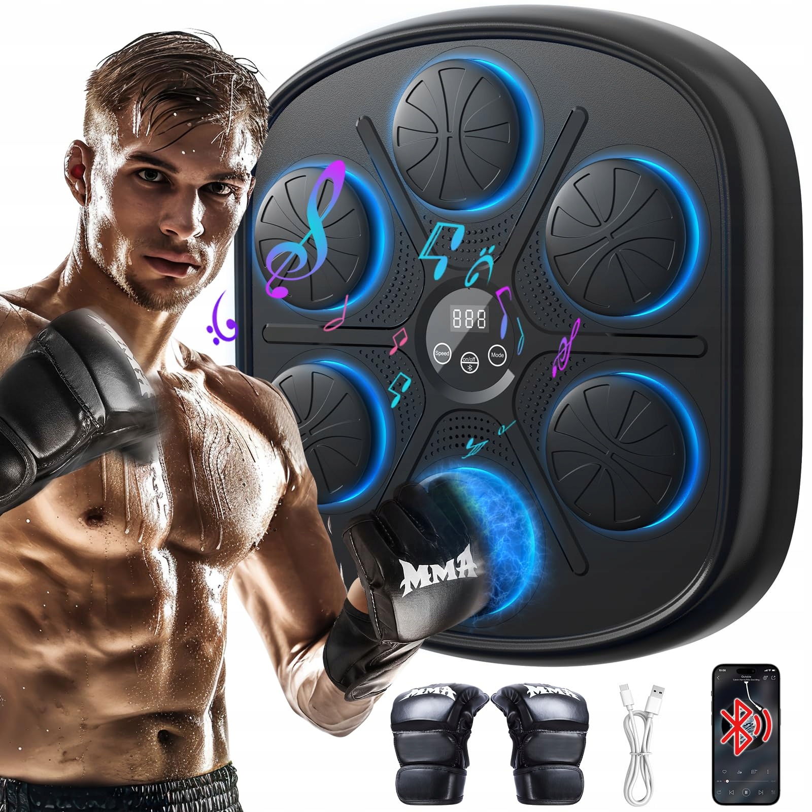 Boxovací sada Itefdtutne Smart Music Boxing Machine