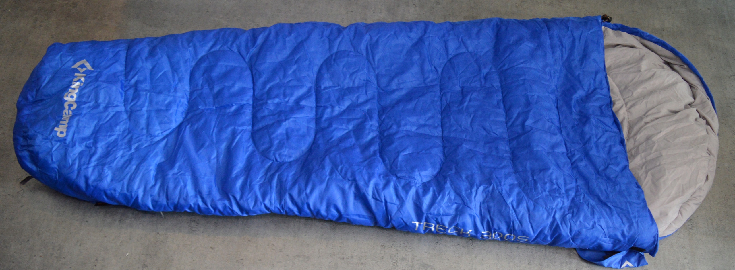 King Camp Treck 300S Śpiwór kempingowy Niebieski 165 x 70 x 45 L
