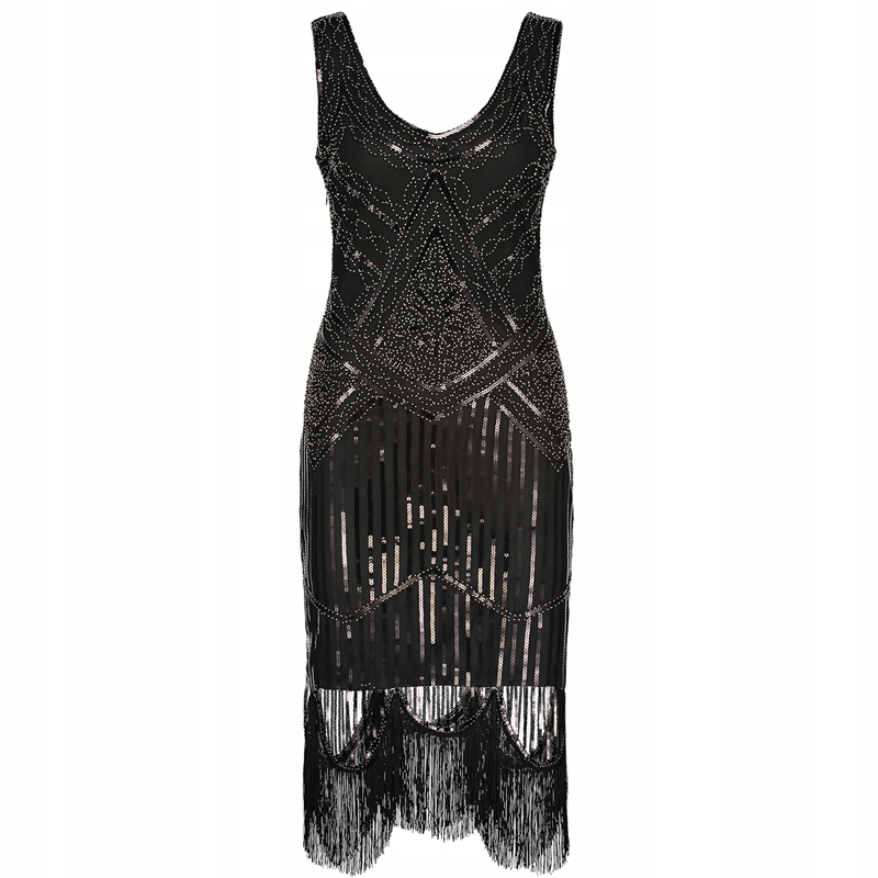 

Sukienka Cekinowa Gatsby Lata 20 Sylwester XL