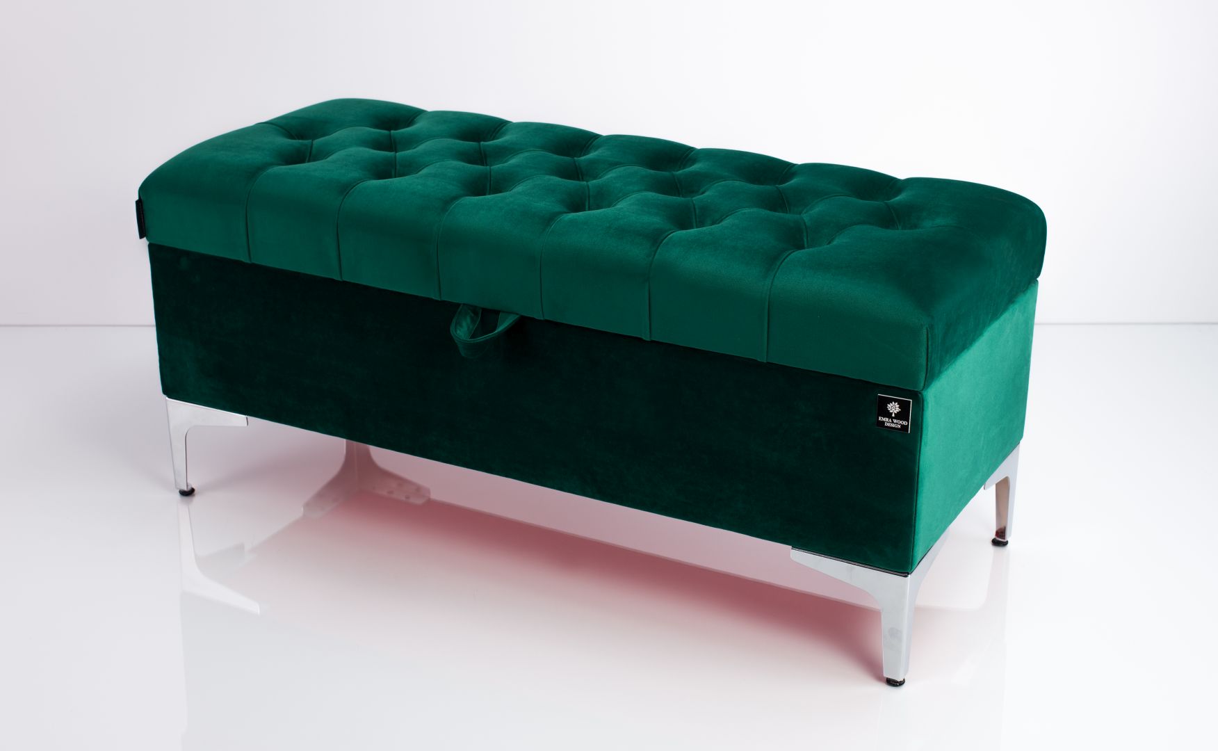 Skrzynia Kufer Meble Sypialnia EMRA WOOD 80 Q-1 Pojemność skrzyni 60 l