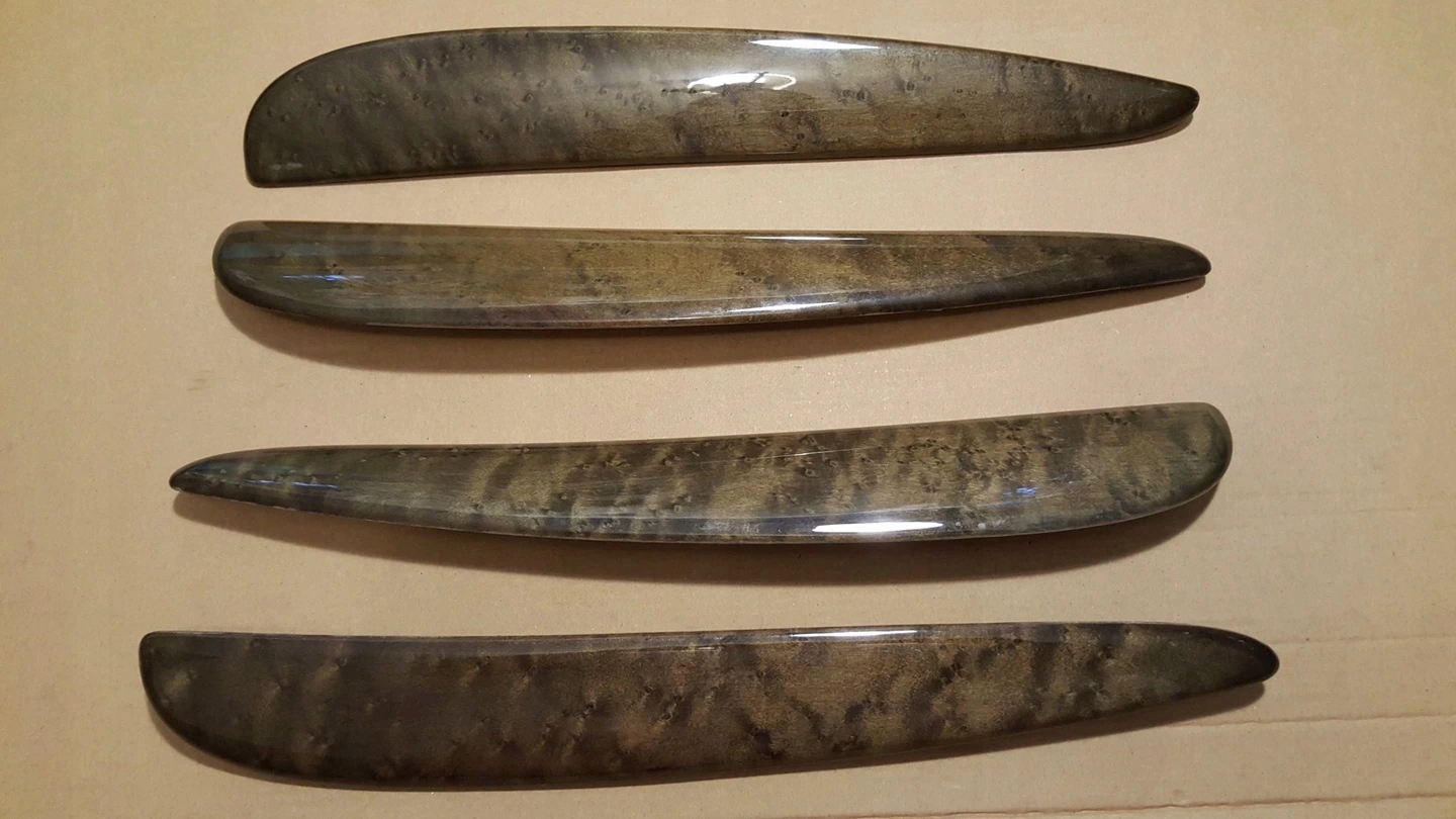 JAGUAR S-TYPE LISTWA BOCZKA DRZWI DREWNO KOMPLET