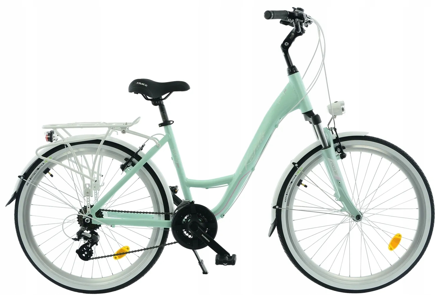 Rower miejski 26' Kands Venus Pro 15" miętowy mat 2025 na komunię