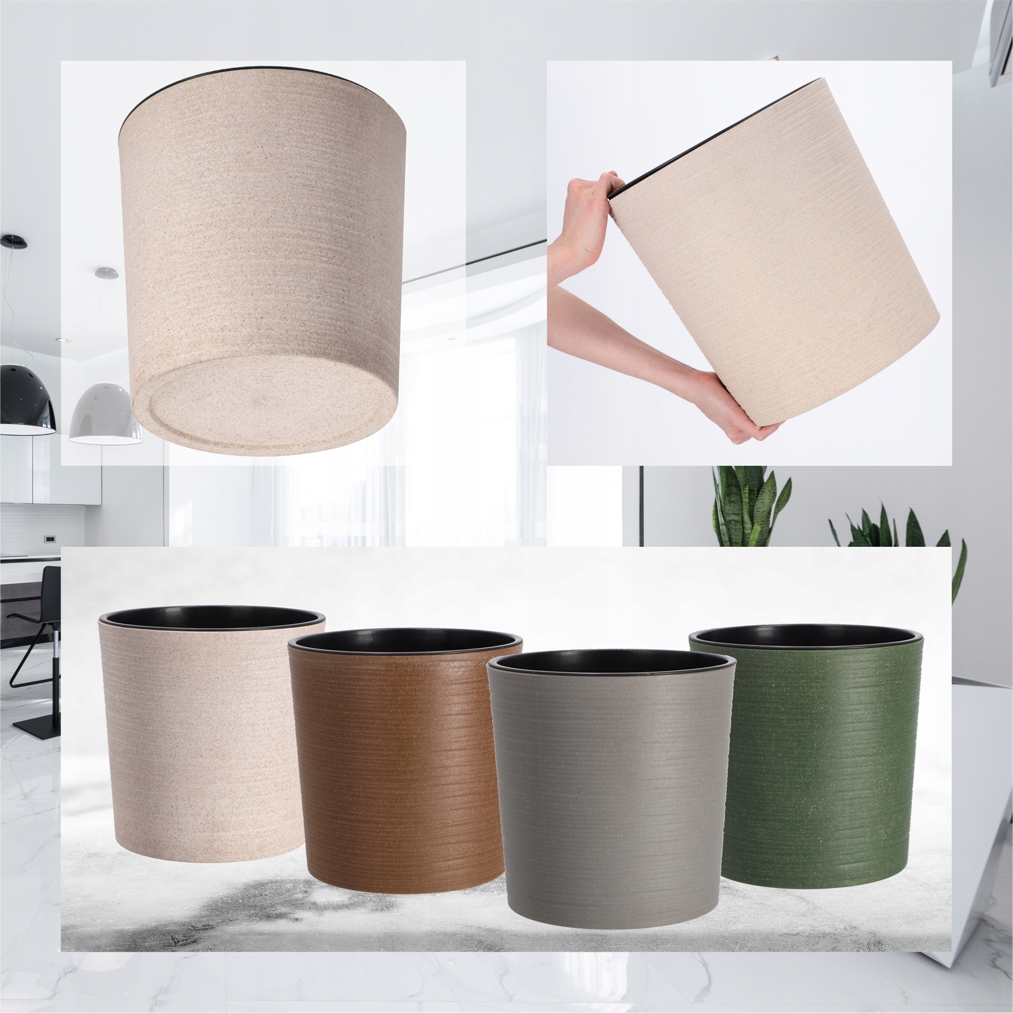 DONICZKA OSŁONKA DONICA MISA NA KWIATY KOLORY 30cm Marka Kadax