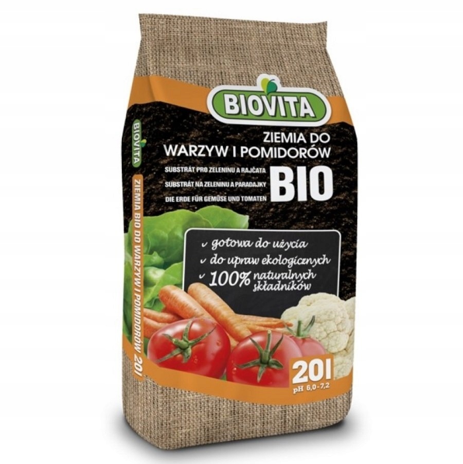 

Ziemia Do Pomidorów I Warzyw Bio podłoże 20L