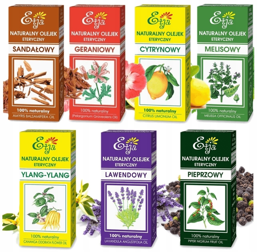 Zestaw doskonałych olejków eterycznych bezsenność