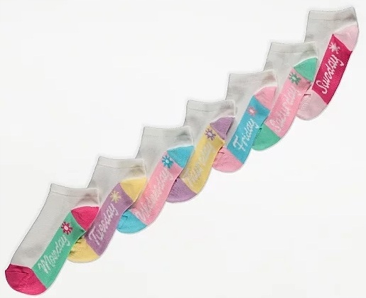 

George Stopki 7 par Dni Tyg rozmiar stopy 27 - 30