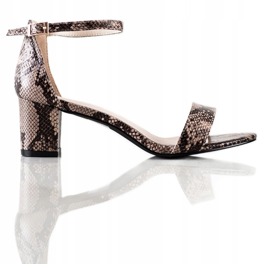 

Sandały Na Obcasie Snake Print r.37