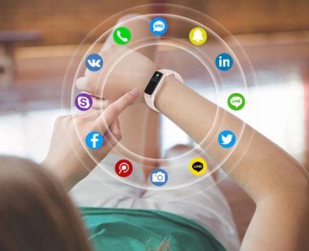 SMARTBAND ZEGAREK SPORTOWY SMARTWATCH PULS DAMSKI SPORT AMOLED FIT PRO SMS Komunikacja Bluetooth