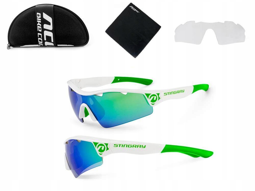 Cyklistické sluneční brýle Accent Stingray 2 páry čoček