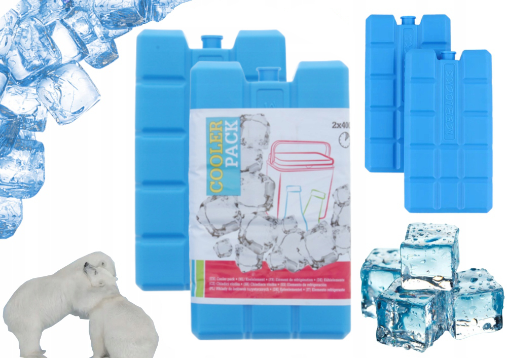 

Wkłady Chłodzące Do Lodówki Turystycznej 2X400 ml