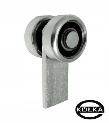 Wózek do bramy,PROFIL 80X80 MM,DWIE ROLKI METALOWE