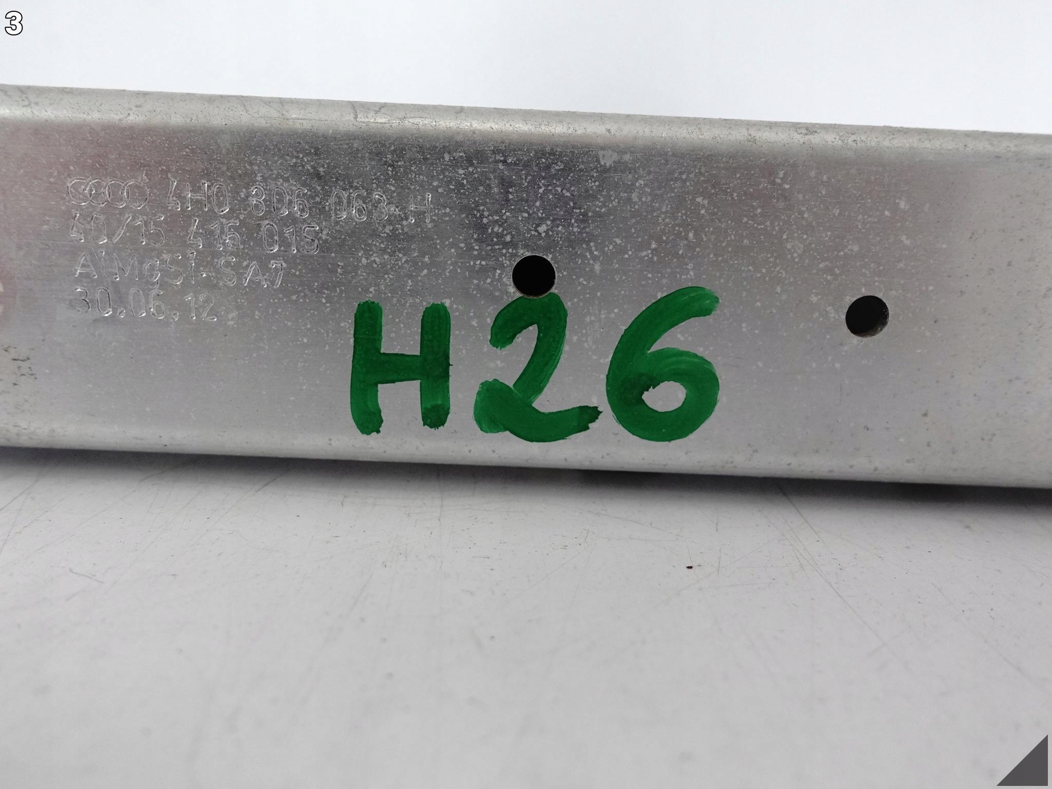 AUDI A8 S8 4H0 D4 LIFT 09-17 quarter beam tip left front 74 KM