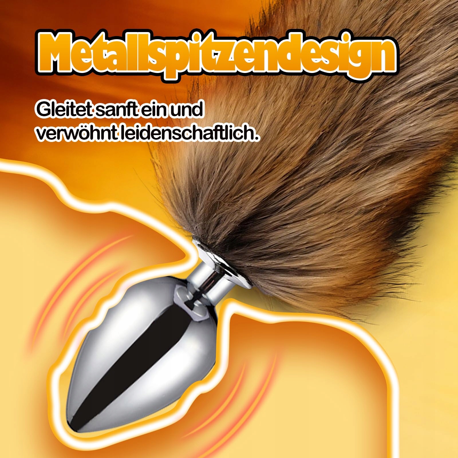 FOXTAIL Anal Plug with Tail for Women Men BDSM Cosplay Furry Toy — miniatura 6