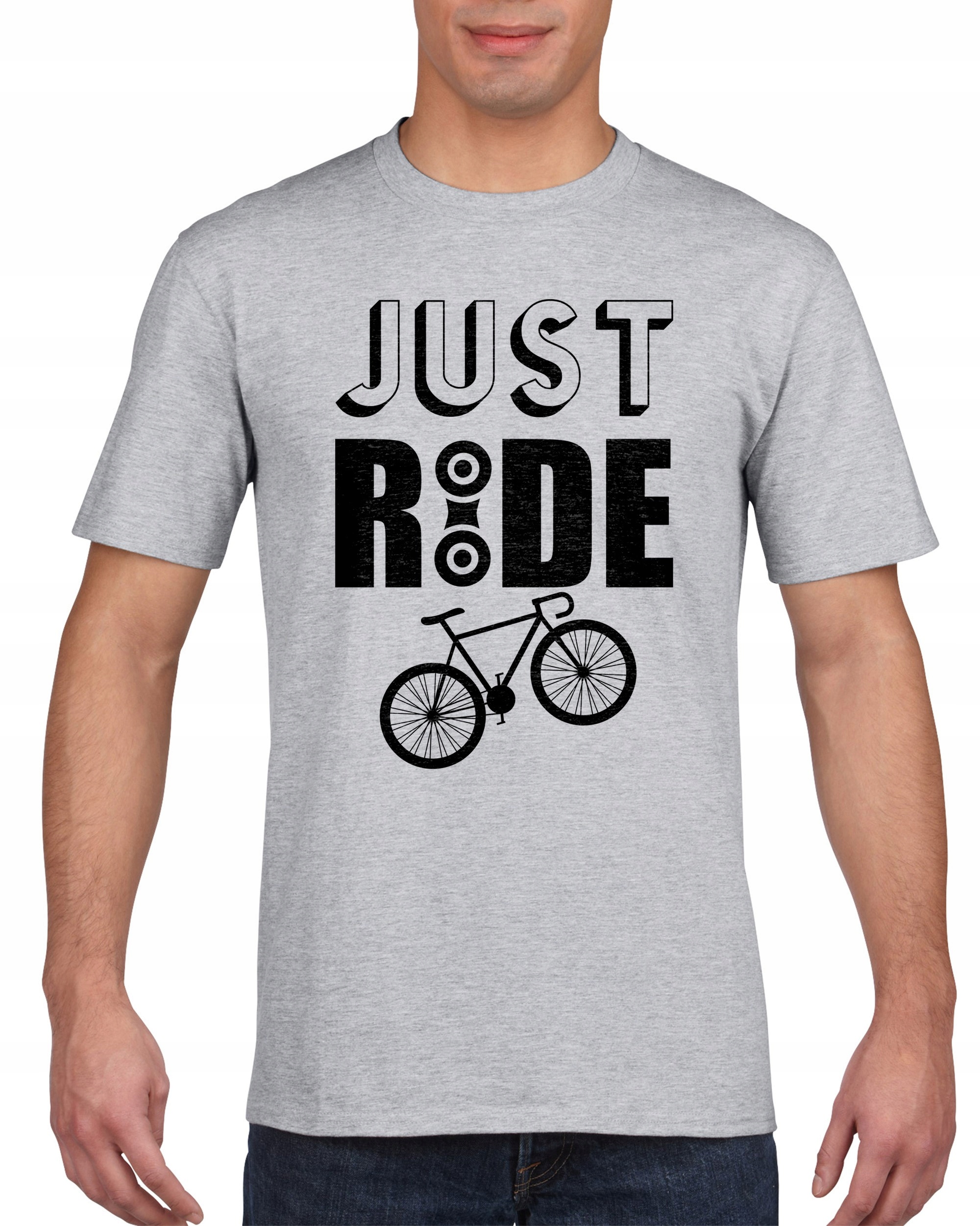 

Koszulka męska Just ride - rower L