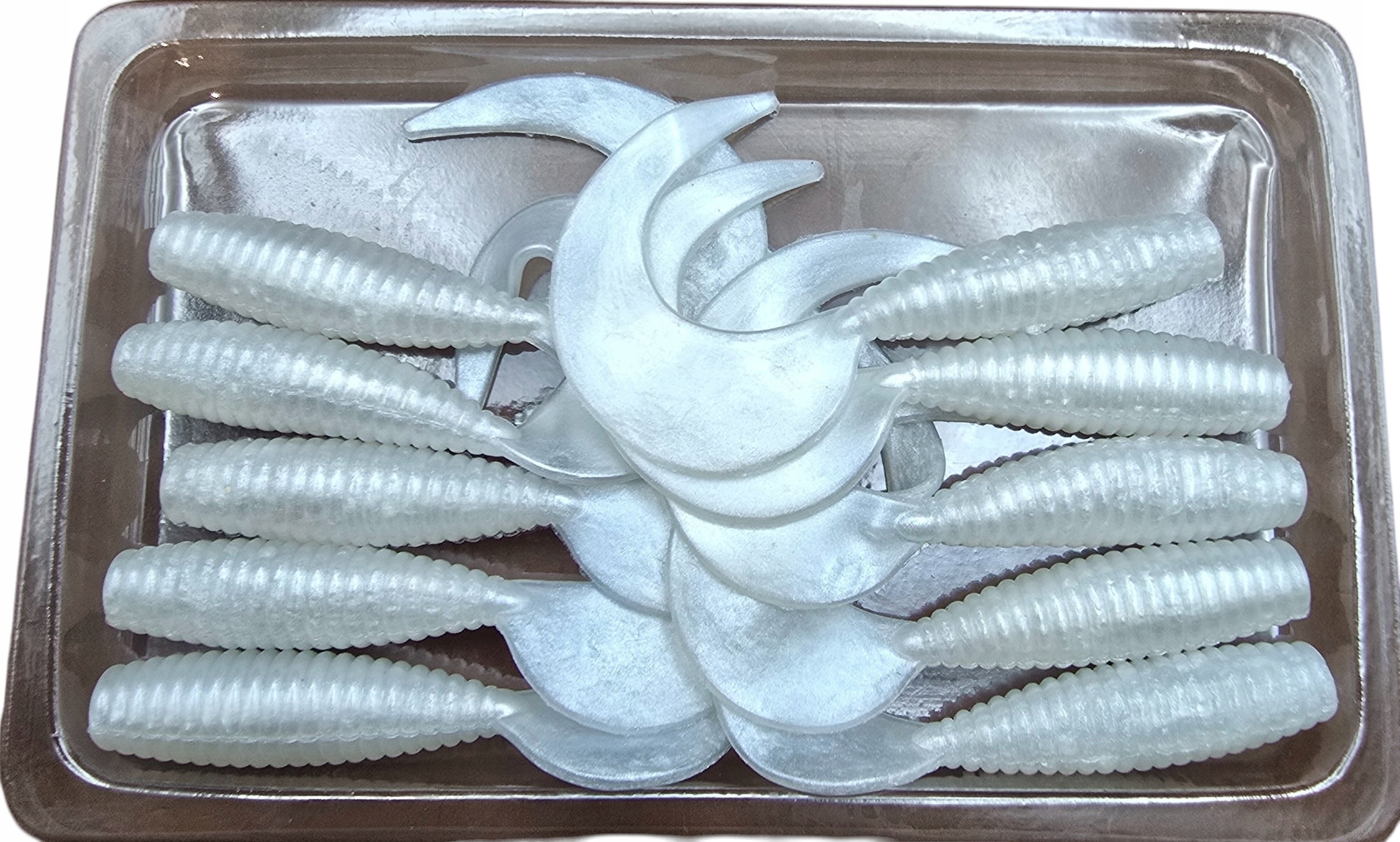 Zestaw 10x Gum Spinningowych fispin 2g 6cm Twister Mały