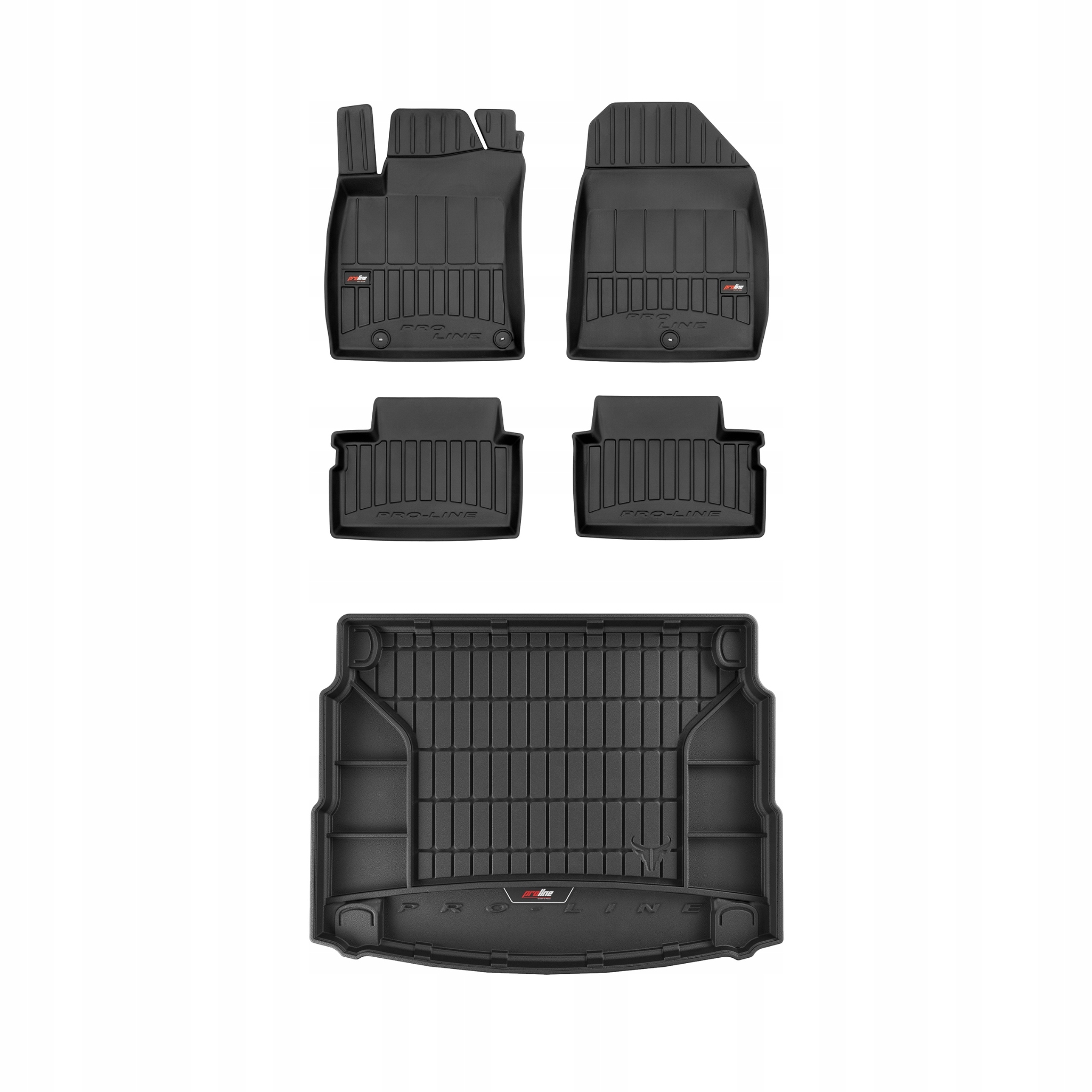 Frogum 3D Sada gumových koberců a rohože s logem pro Hyundai i30 III od roku 2017