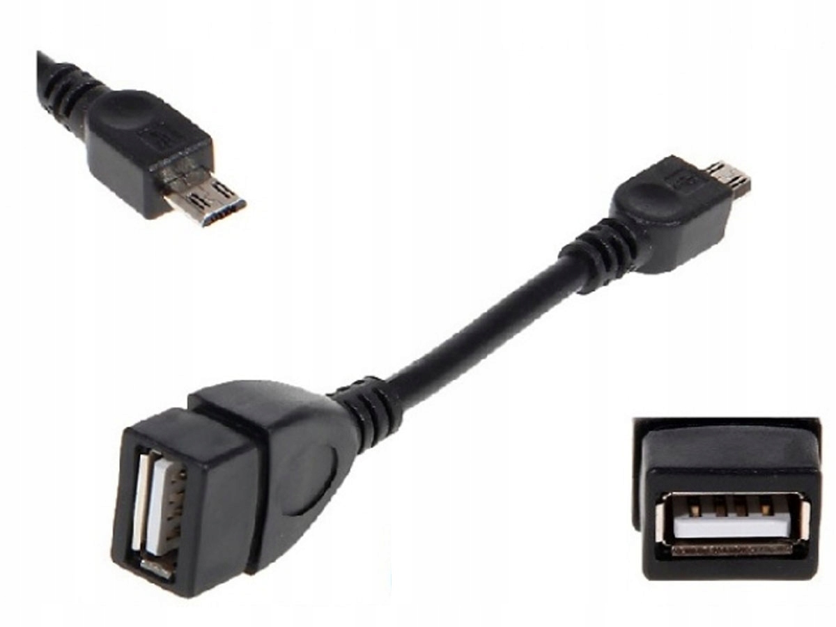 Kabel przejściówka micro USB do USB OTG adapter