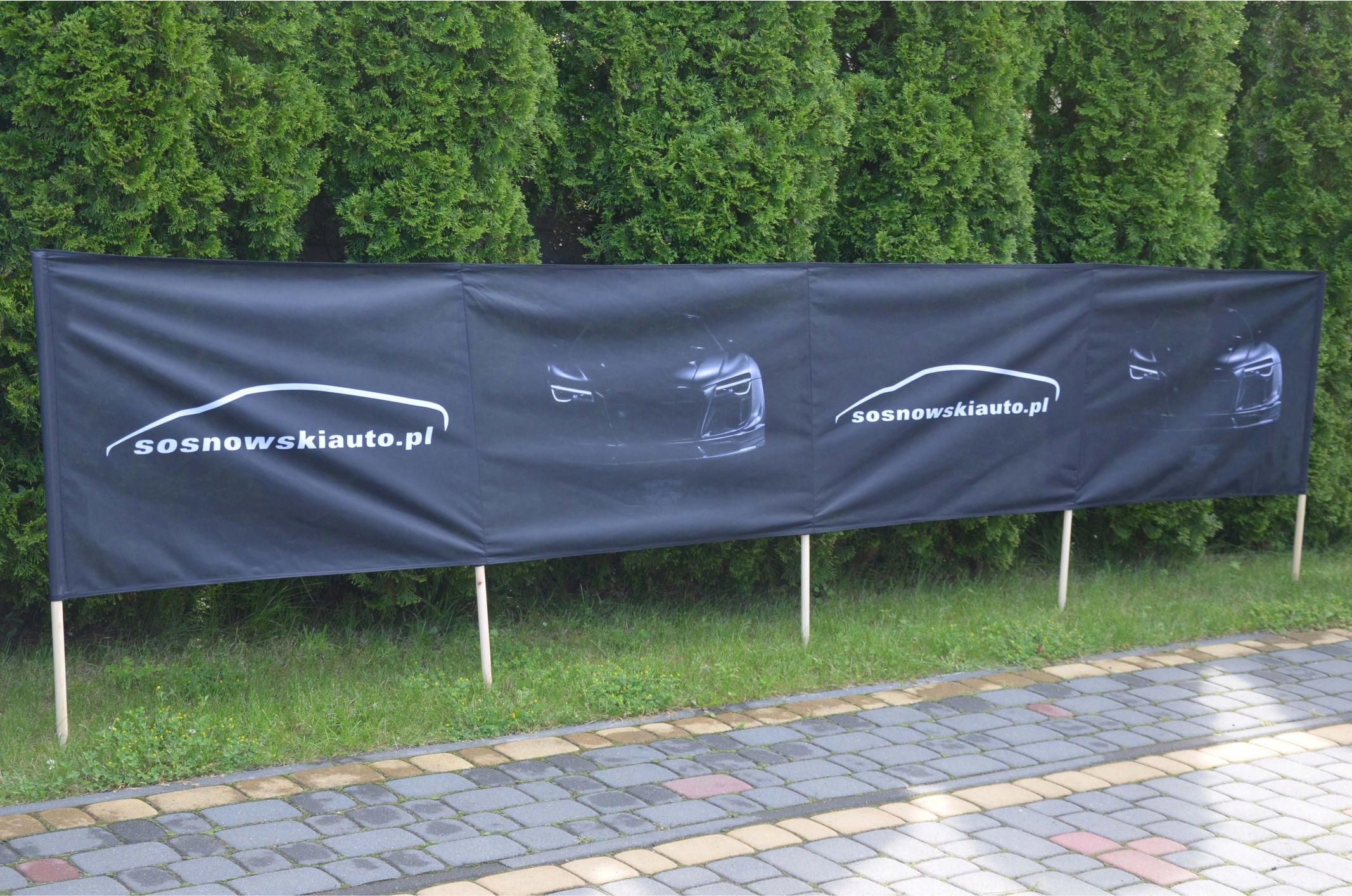 PARAWAN REKLAMOWY 800x100cm Parawany z nadrukiem Marka inny