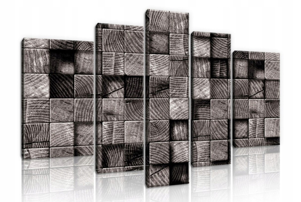 Obraz 170x100 Dřevo textura sloje roční monochromie šedá abstrakce