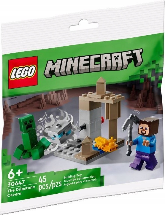 LEGO MINECRAFT JASKINIA NACIEKOWA ZESTAW 30647