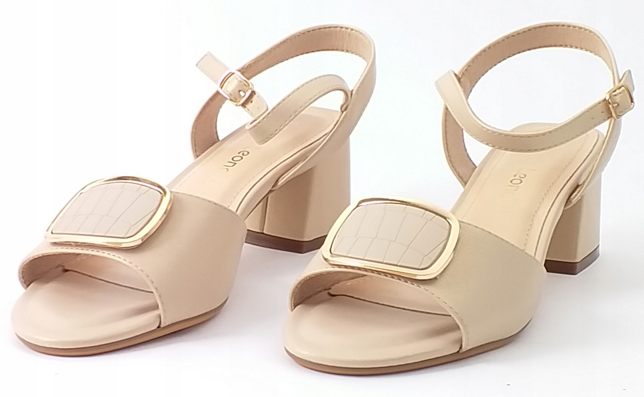 SANDAŁY SERGIO LEONE SK892 CZÓŁENKA DAMSKIE NA SŁUPKU CHAMOISS 38 Rozmiar 38