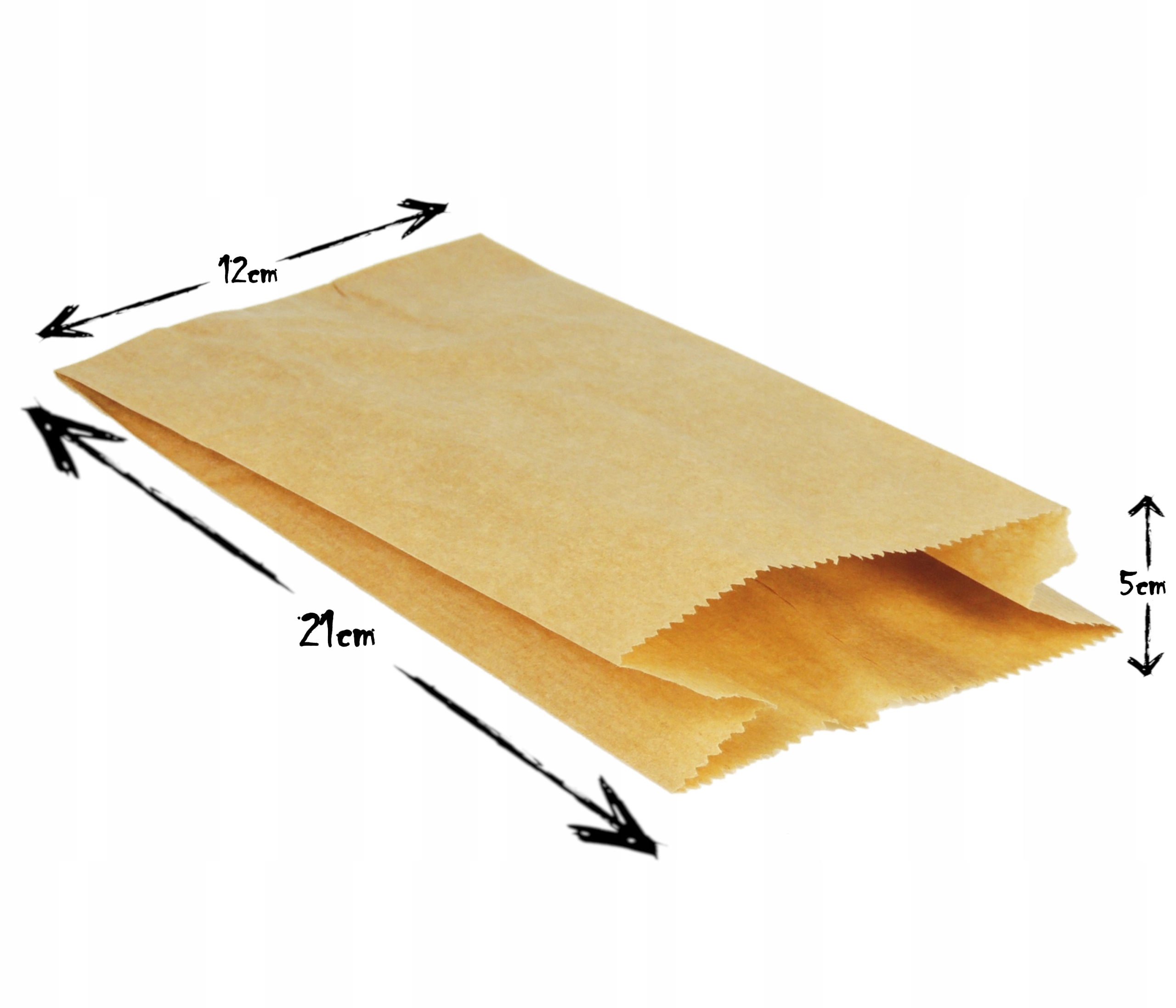 TOREBKI PAPIEROWE 12x21 ŚNIADANIOWE 1000sz kanapki Marka inna