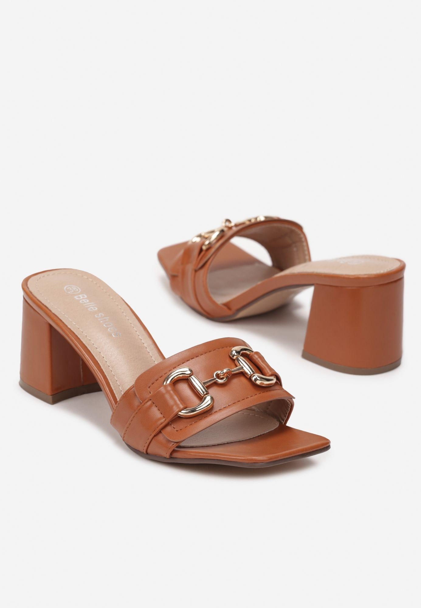 

Born2Be Brązowe Klapki damskie 40 Casual