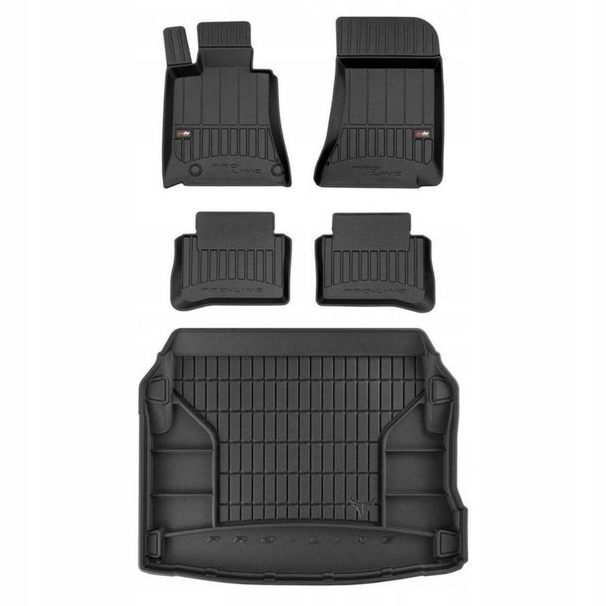 3D gumová sada koberců a rohožek Mercedes Cls C218 2010-2018 Sedan, bez reg