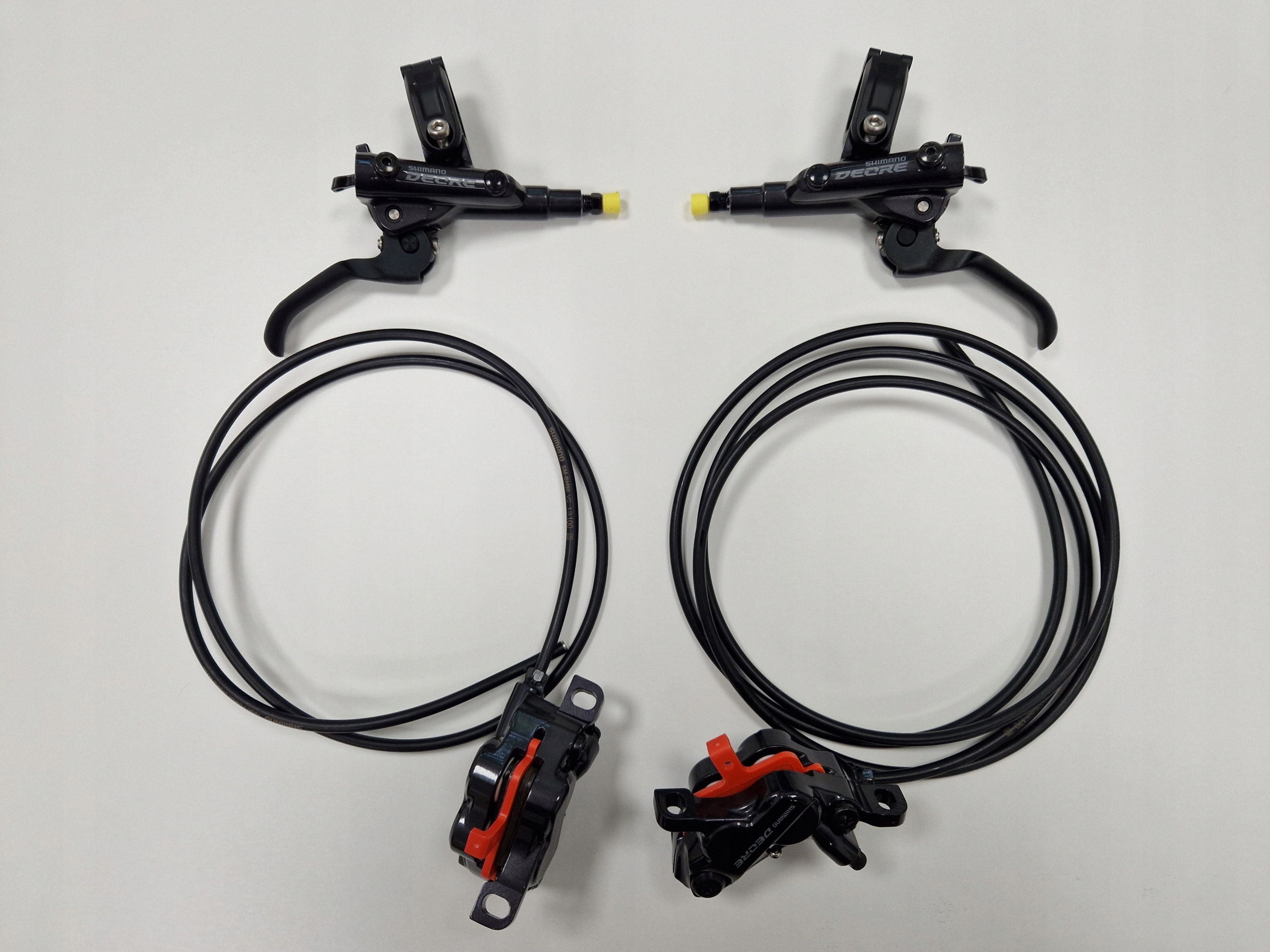 Hamulce tarczowe Shimano DEORE BR-M6120 4 tłoczkowe komplet Hamulce tarczowe Shimano DEORE BR-M6120 4 tłoczkowe komplet