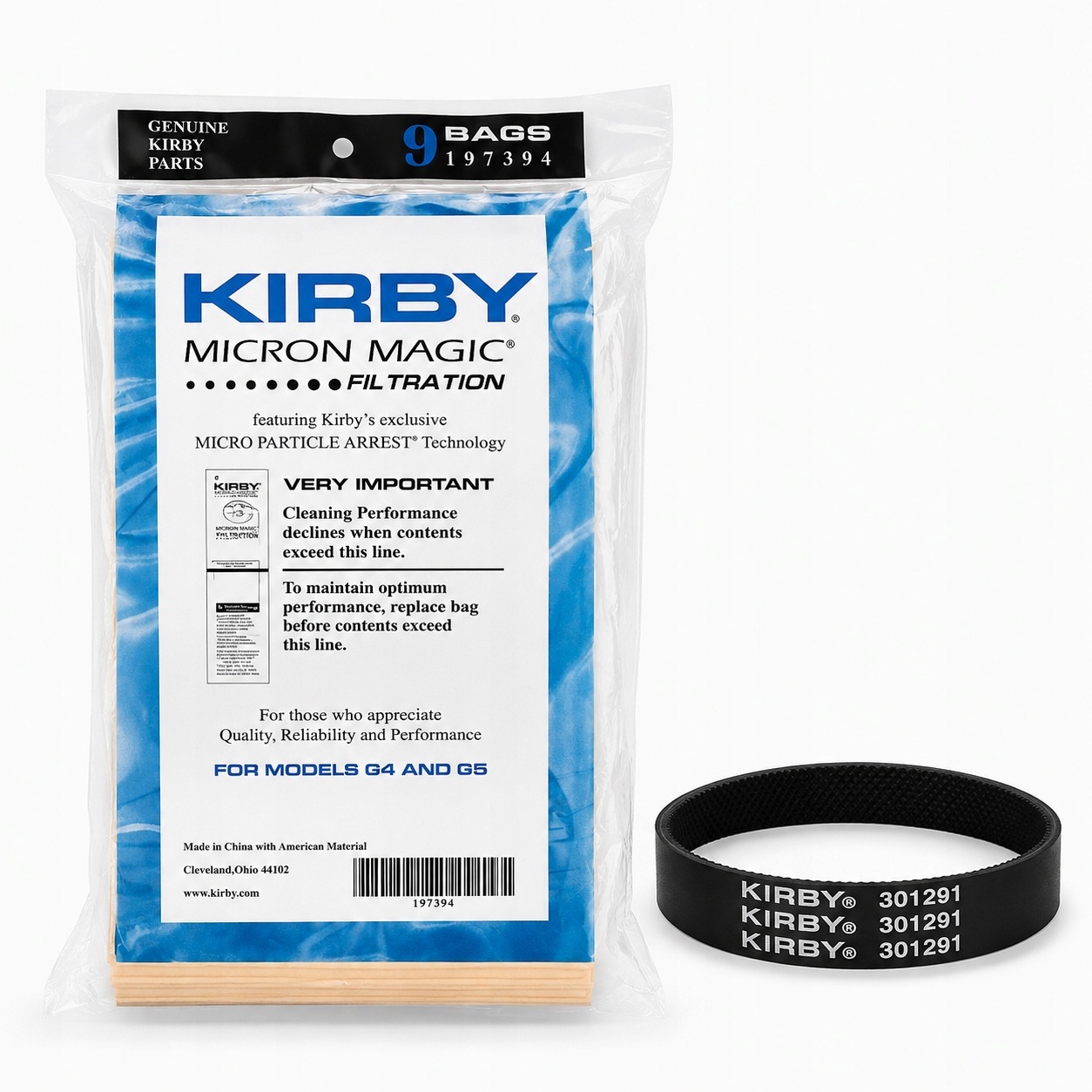 Hnací Pás sáčky Kirby Micron Magic 9ks Originál