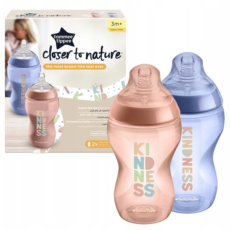 

Tommee Tippee Butelka Dekorowana 2 x 340ml 3m+