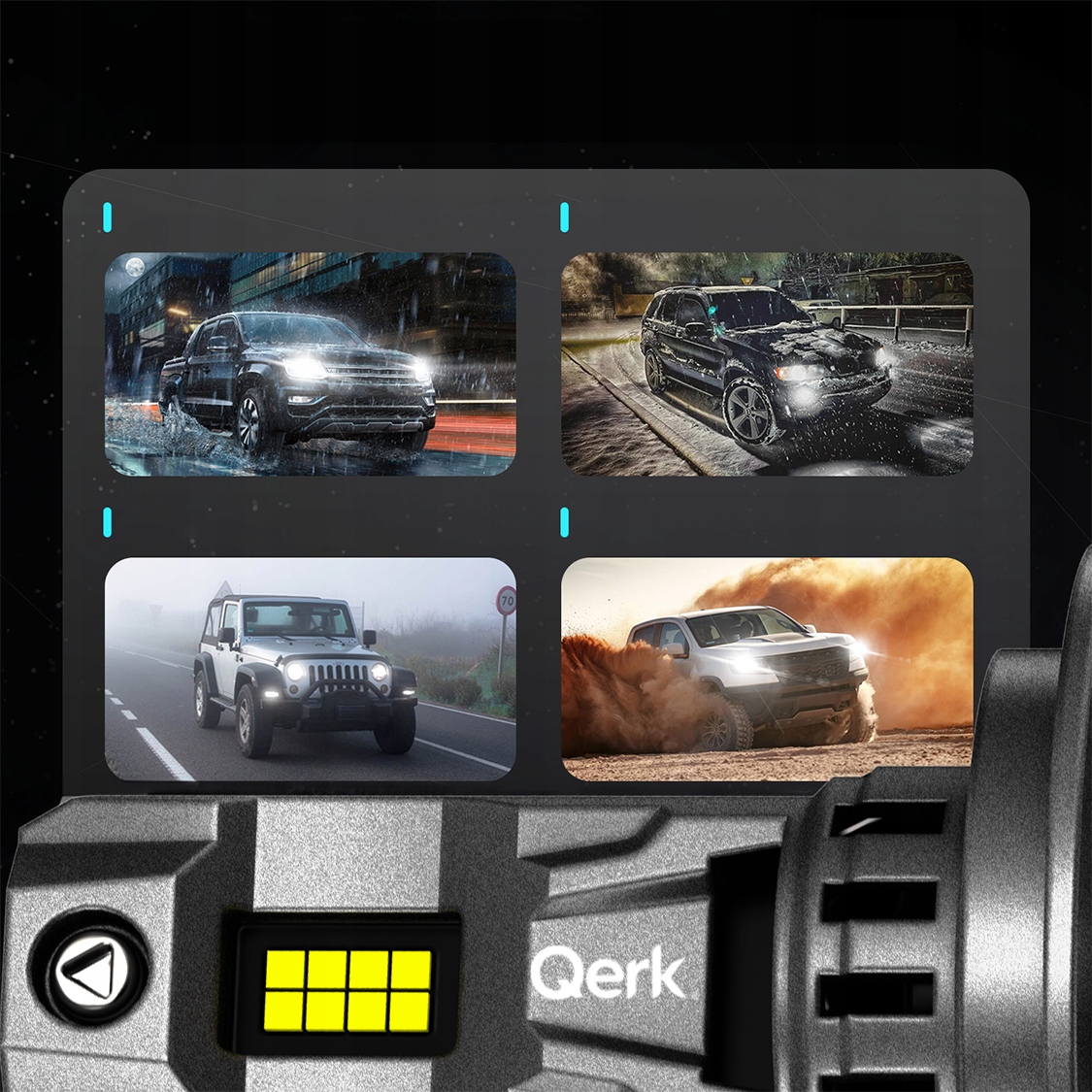 ŻARÓWKI LED H7 QERK 1 DO 1 WIĘCEJ ŚWIATŁA CAN RETROFIT IDEALNIE DOPASOWANE Liczba sztuk 2 szt.