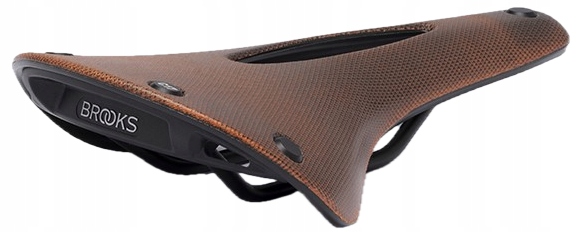 Siodełko rowerowe Brooks C17 Carved Orange