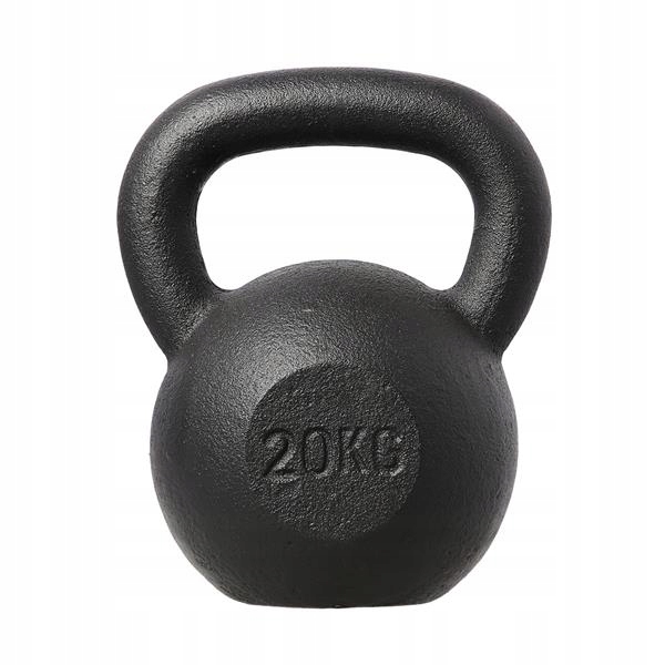 

Hantla Treningowa Żeliwna kettlebell Uchwyt 20kg