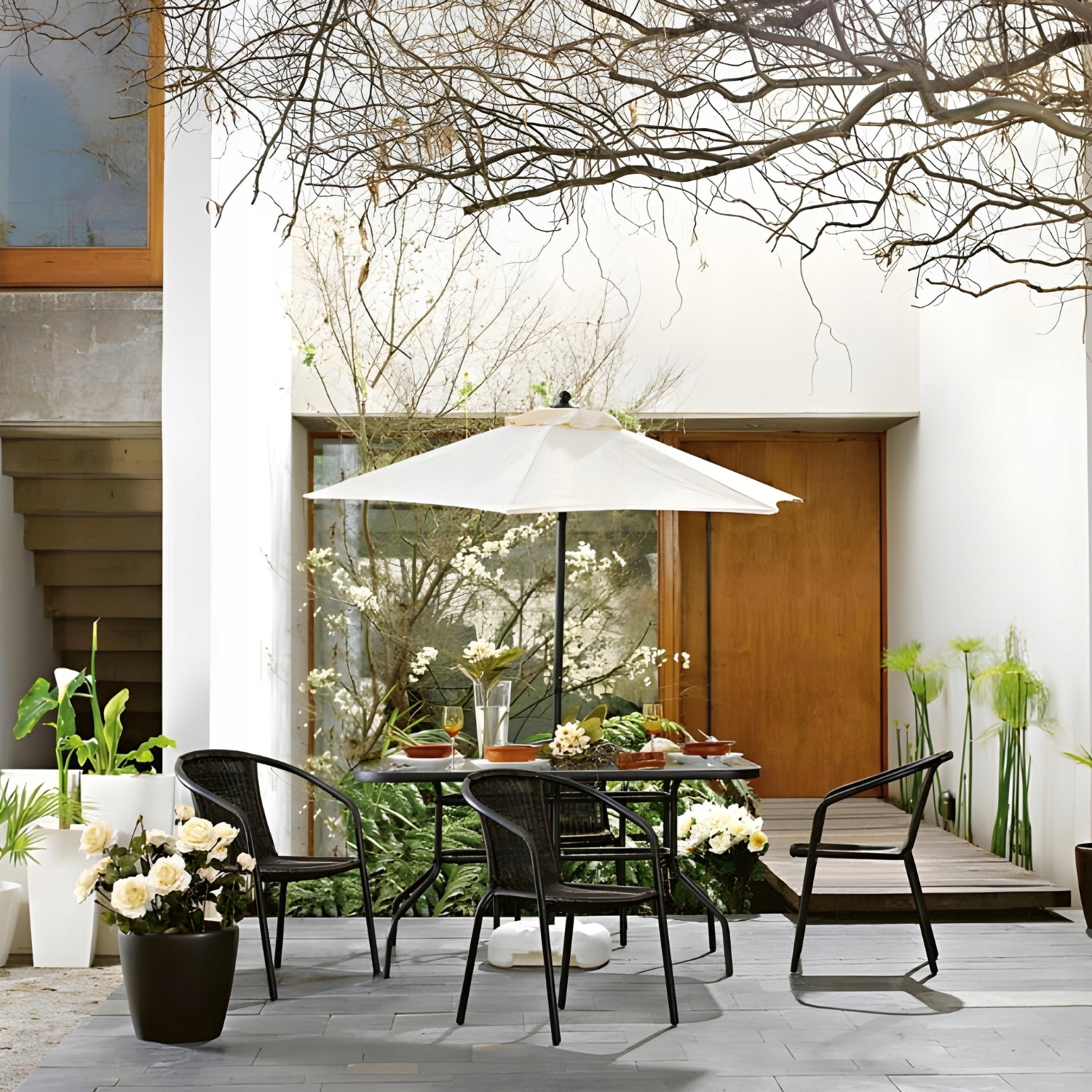 DUŻY STÓŁ OGRODOWY SZKLANY METALOWY NA TARAS BALKON MEBLE OGRODU 140x80 cm Stan opakowania oryginalne