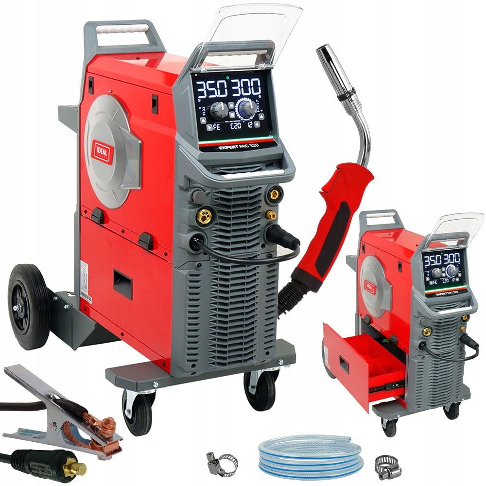 Spawarka Ideal Expert Mig 320 Synergia 4X4 Mma Mag Tig 300A 400V Migomat