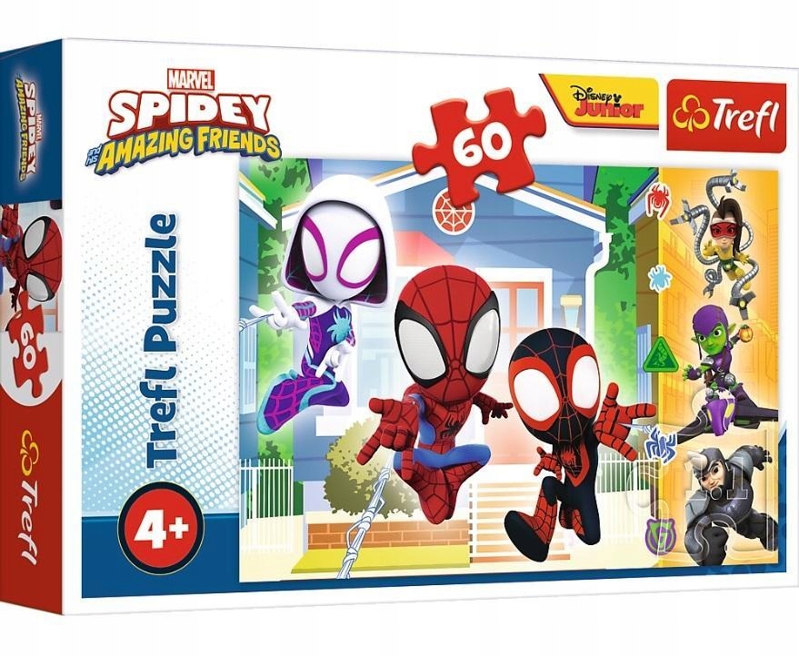 

Puzzle 60 El W świecie Spideya Trefl 17371