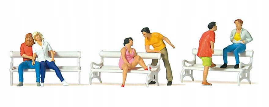 Preiser 10739 V parku na lavičce 1:87