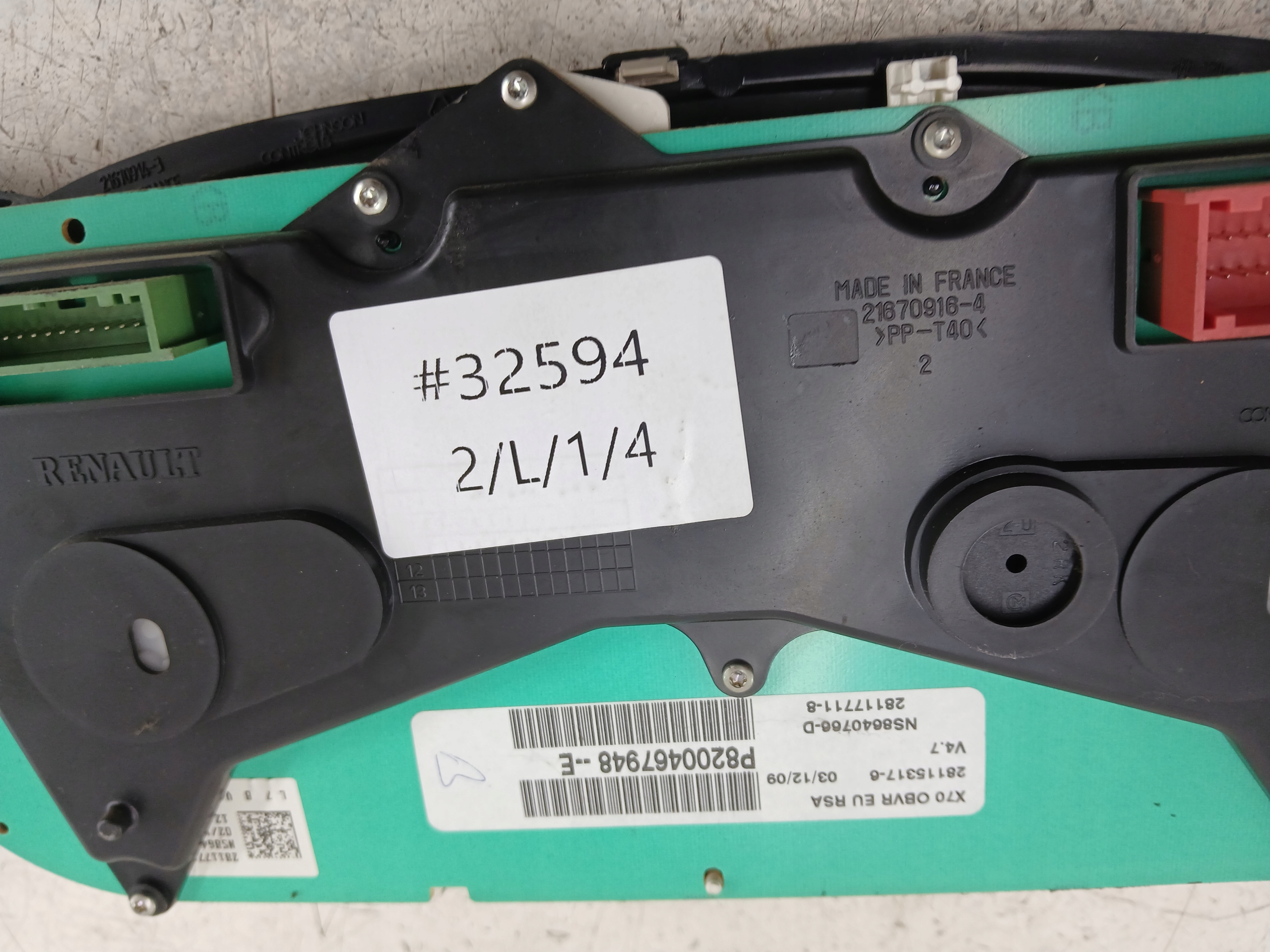 RENAULT MASTER II 2.5 DCI dials dials P8200467948E