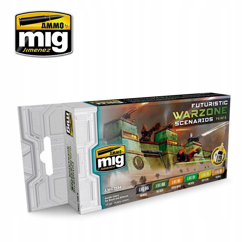 Ammo Mig 7154 Barvy Futuristic Warzone Color