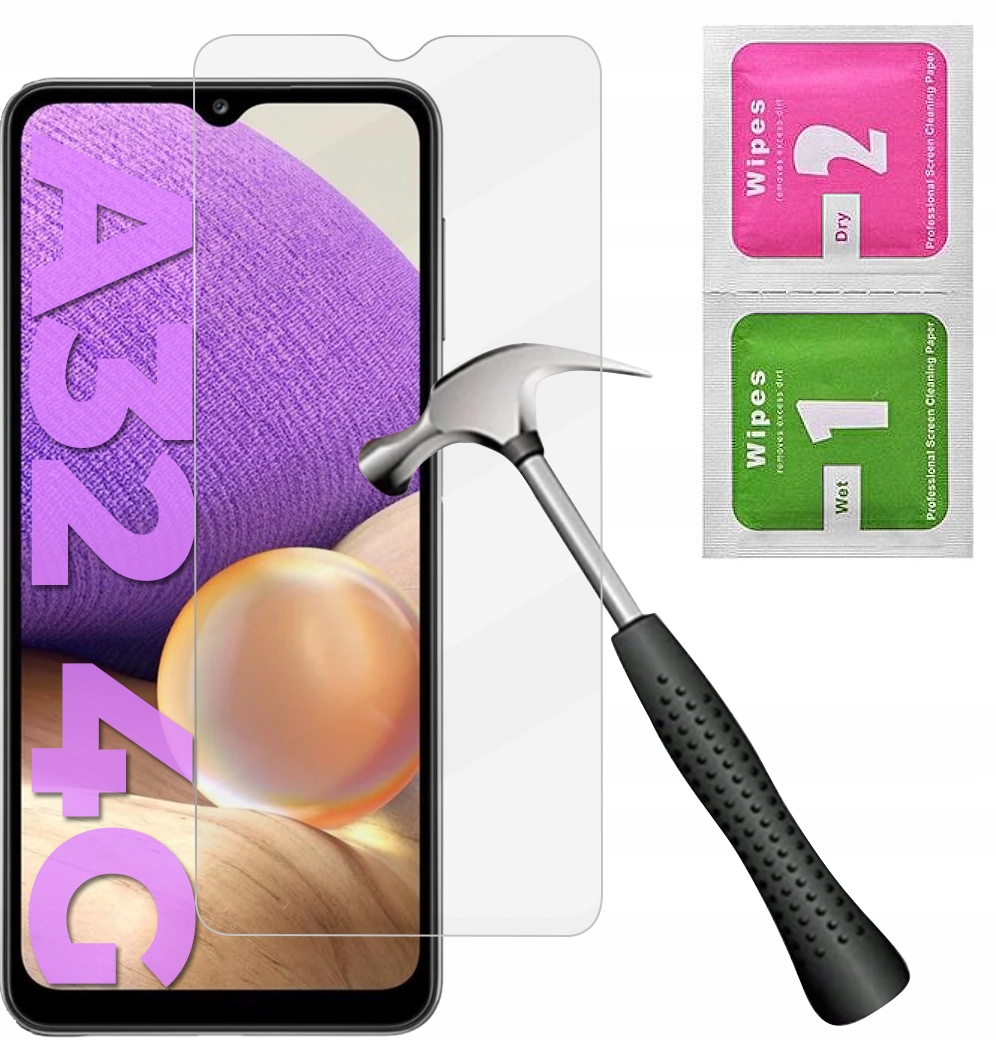 

Szkło Hartowane Szybka 9H do Samsung A32 4G Mocne