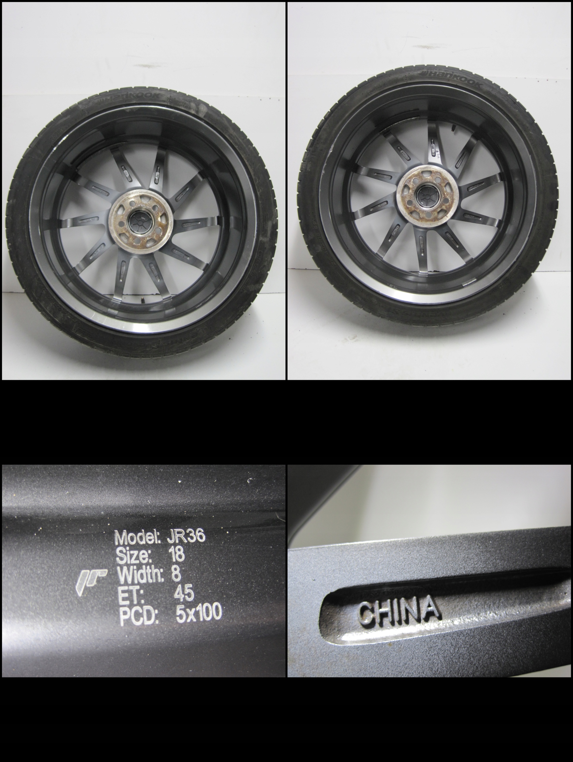wheels discs tyres AUDI A1 82A ZR18 21/ 24R replacement