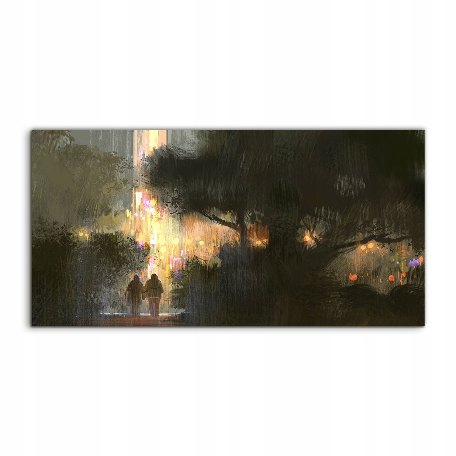 

Obraz akryl 100x50 na ścianę Krajobraz Miasto Park