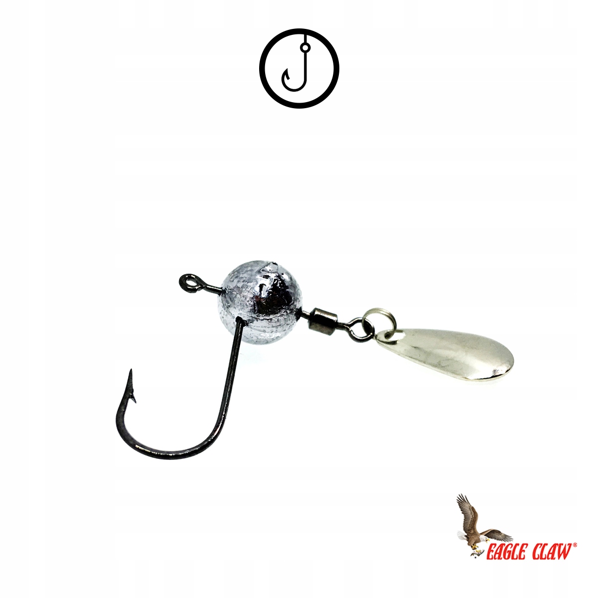 GŁÓWKI JIGOWE | WIRUJĄCY OGONEK |HAK 6| 2,5g |3szt Marka Okoniowy